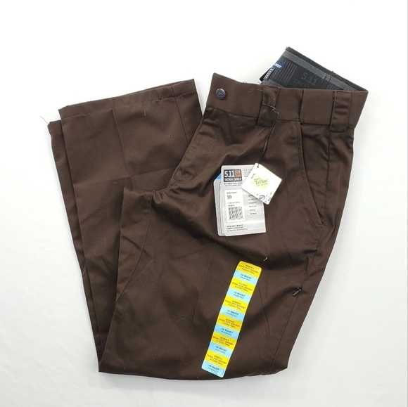 5.11 Tactical Women 10 Pant A-Class PDU Twill Patrol Duty Uniform Brwn 64304 NEW - Picture 5 of 16